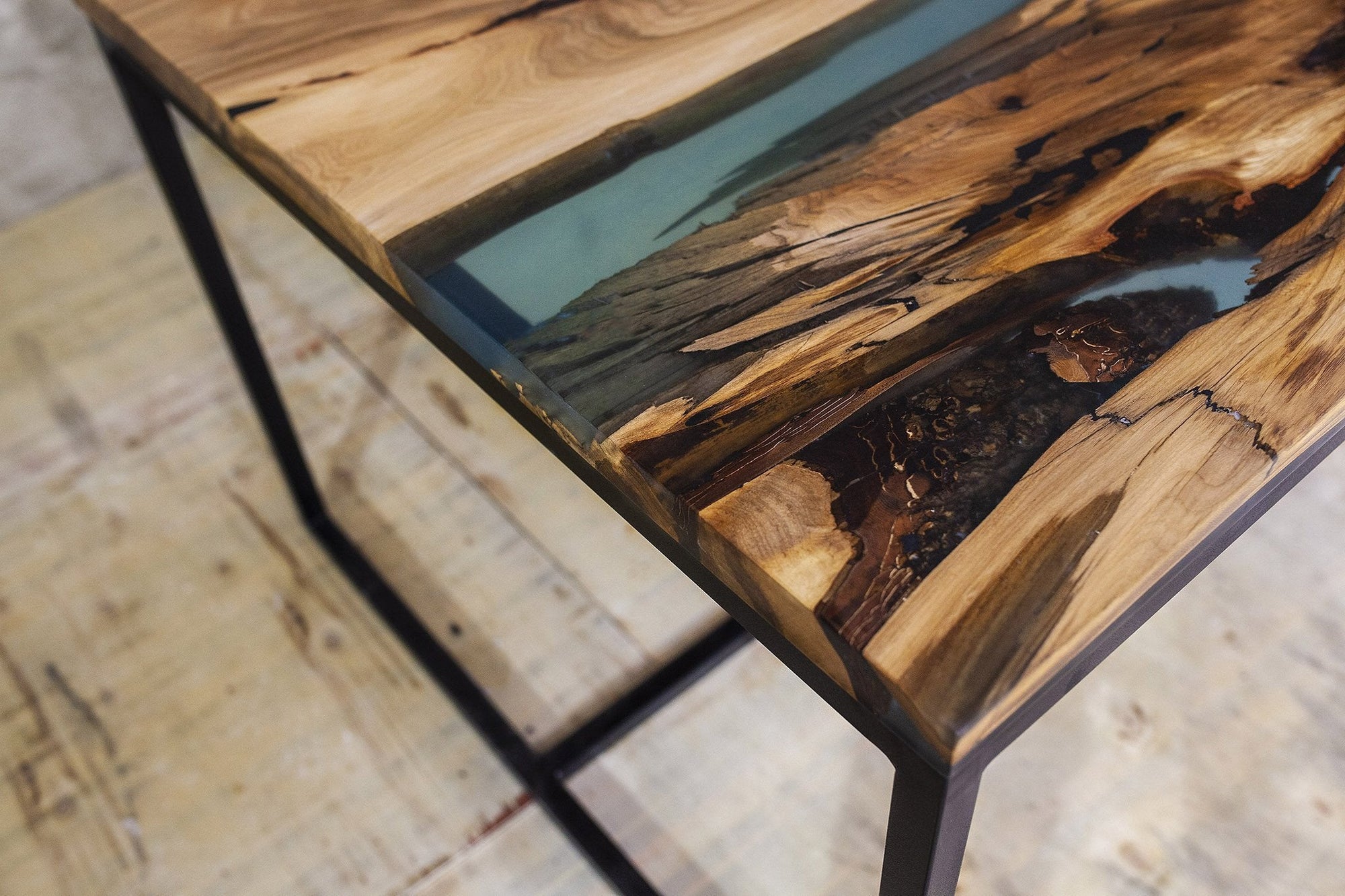 Wood Fused with Liquid Glass-Contract Furniture Store