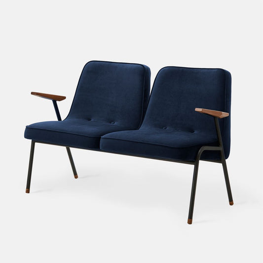 366 Metal Two-Seater Bench-Contract Furniture Store for hospitality, leisure & commercial projects