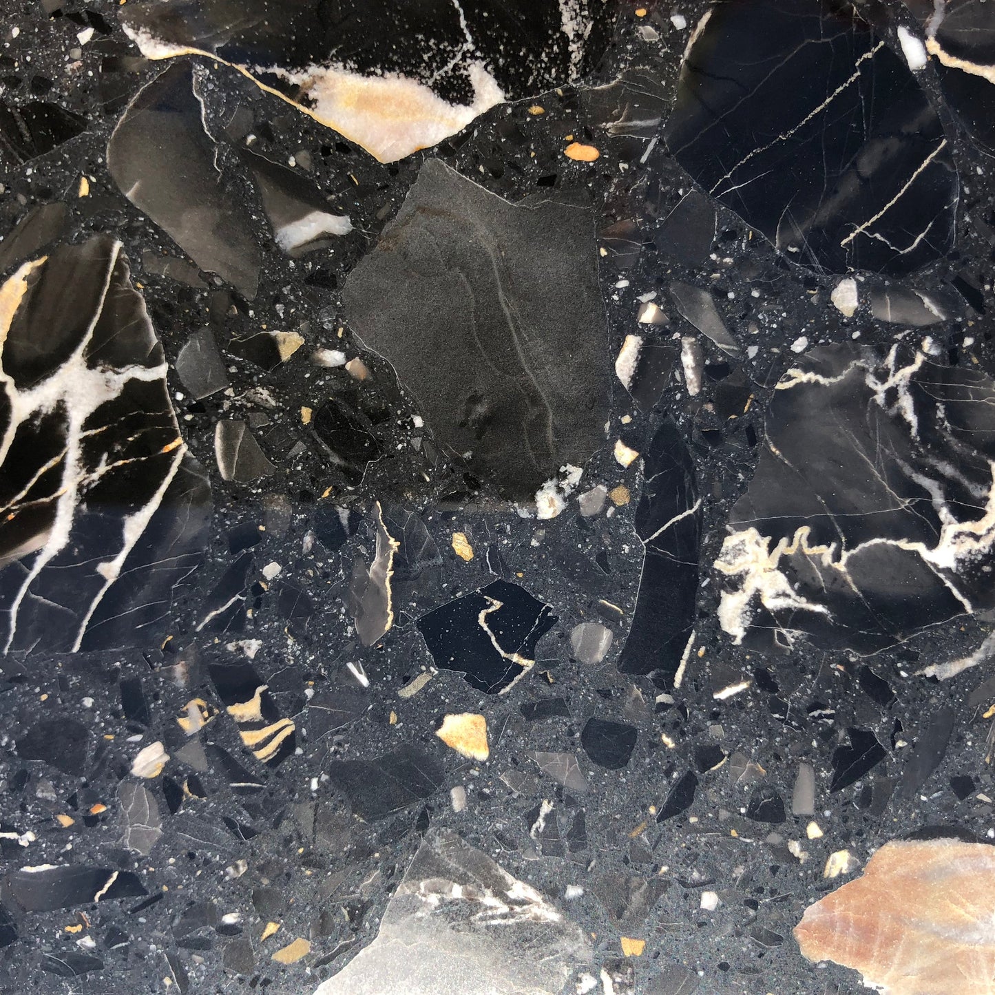 Agglomerate Marble Nero Portoro Table Top-Contract Furniture Store for hospitality, leisure & commercial projects