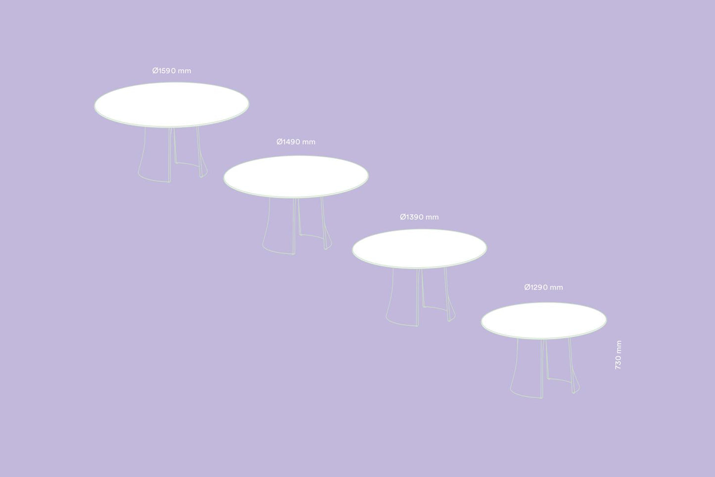 Anemos Anmd Round Outdoor Table-Contract Furniture Store for hospitality, leisure & commercial projects