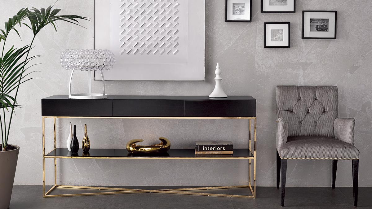 Klepsidra 0CL38 Console Drawer Table-Contract Furniture Store for hospitality, leisure & commercial projects