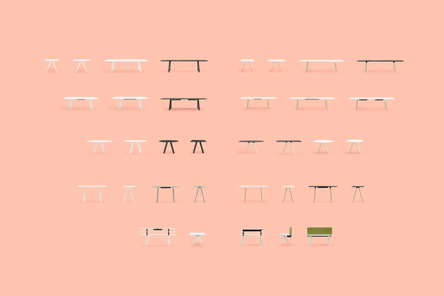 Arki Wood Dining Table-Contract Furniture Store for hospitality, leisure & commercial projects