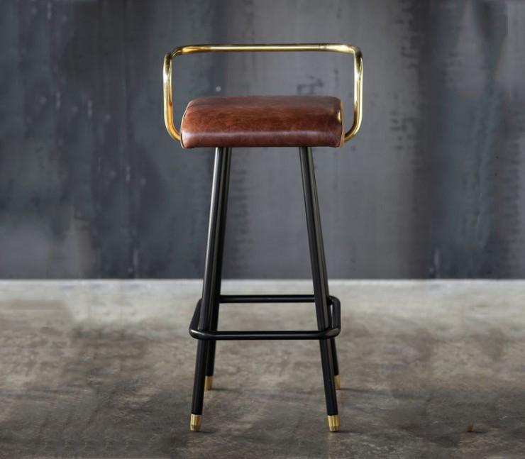 Armrest High Stool-Toposworkshop-Contract Furniture Store