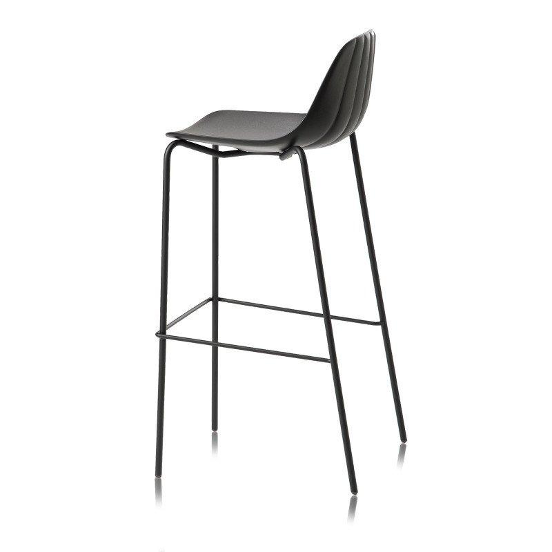 Babah High Stool c/w Metal Legs-Chairs & More-Contract Furniture Store