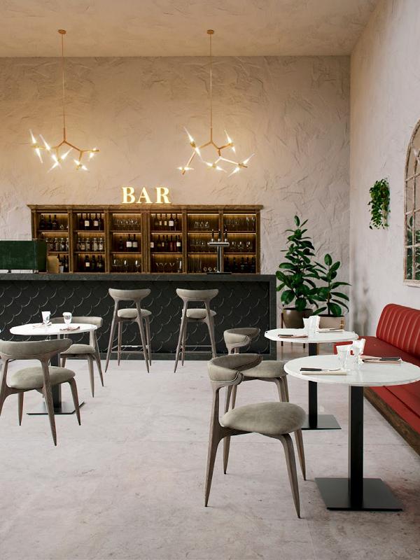 Bevel High Stool-Contract Furniture Store for hospitality, leisure & commercial projects