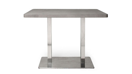 Bistro Rectangular Concrete Dining Table-Contract Furniture Store for hospitality, leisure & commercial projects