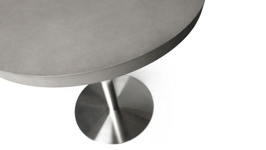 Bistro Round Concrete Dining Table-Contract Furniture Store for hospitality, leisure & commercial projects