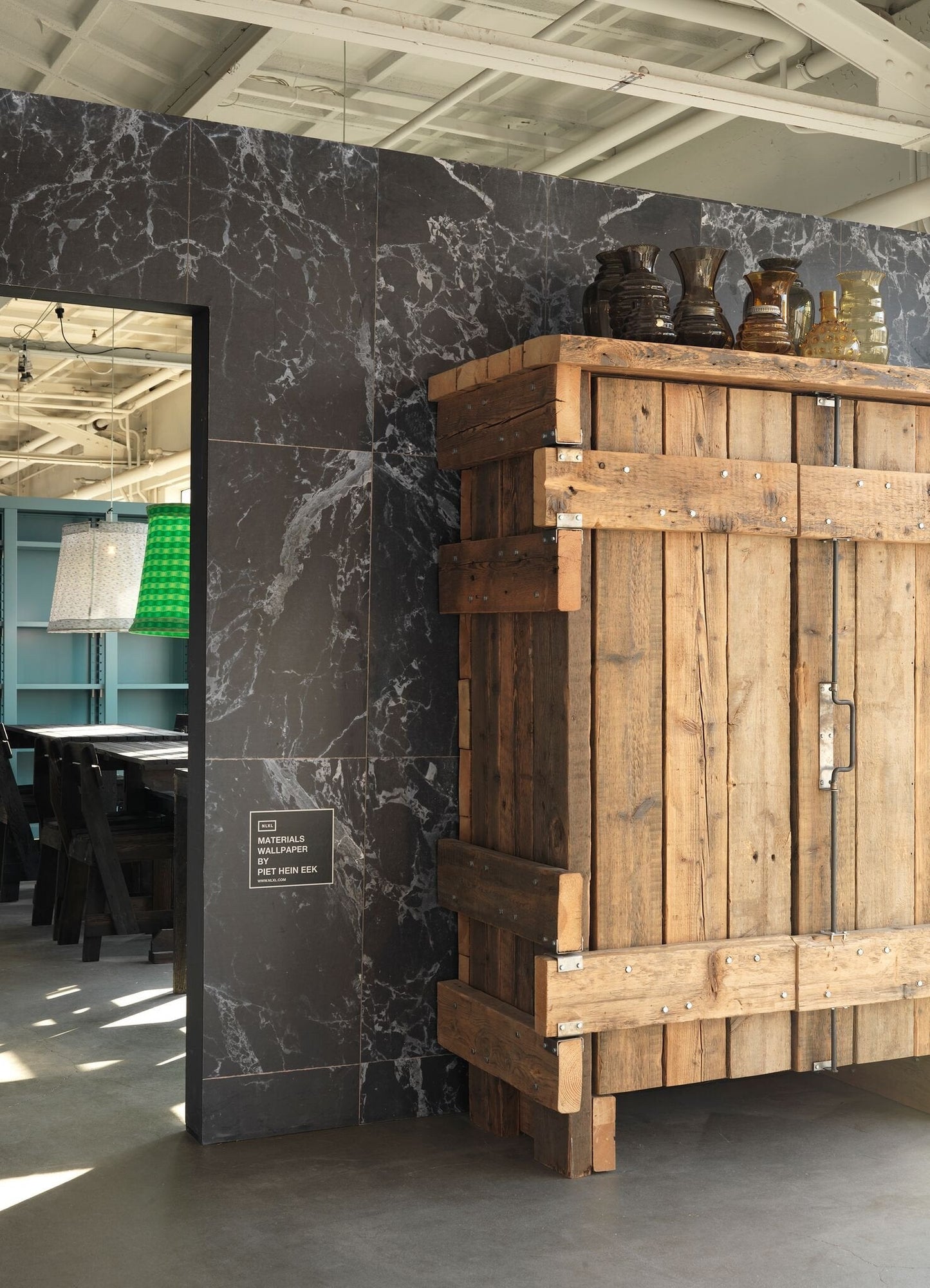 Black Marble Wallpaper-Contract Furniture Store for hospitality, leisure & commercial projects