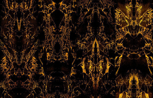 Black Metallic Marble Wallpaper