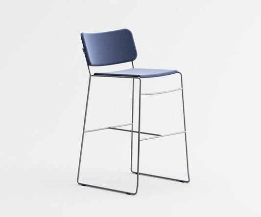 Button Down 7C25 High Stool-Contract Furniture Store for hospitality, leisure & commercial projects
