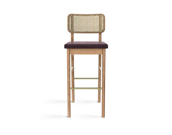 Cane High Stool-Red Edition-Contract Furniture Store