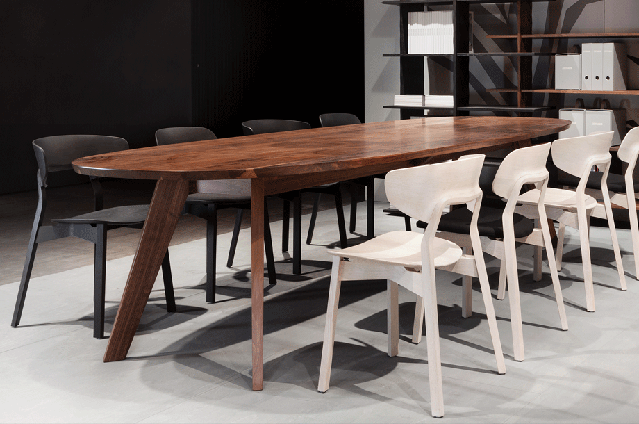 Cena Hyperelliptical Dining Table-Contract Furniture Store for hospitality, leisure & commercial projects