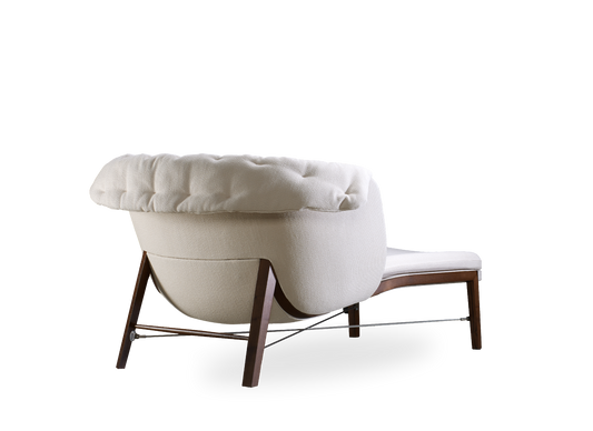 Cleo Wood Chaise Longue
