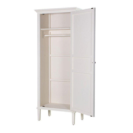 Cream Fayence Single Wardrobe