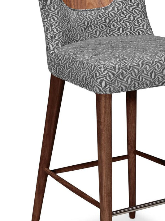 Cross Wood High Stool-Contract Furniture Store for hospitality, leisure & commercial projects