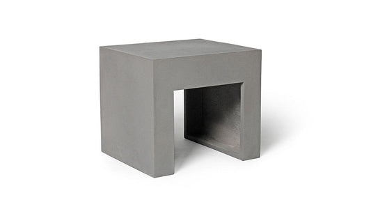 Dawn Concrete Low Stool-Contract Furniture Store for hospitality, leisure & commercial projects