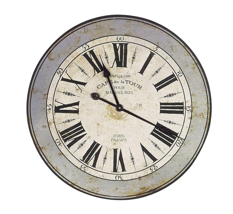 Distressed CT Wall Clock