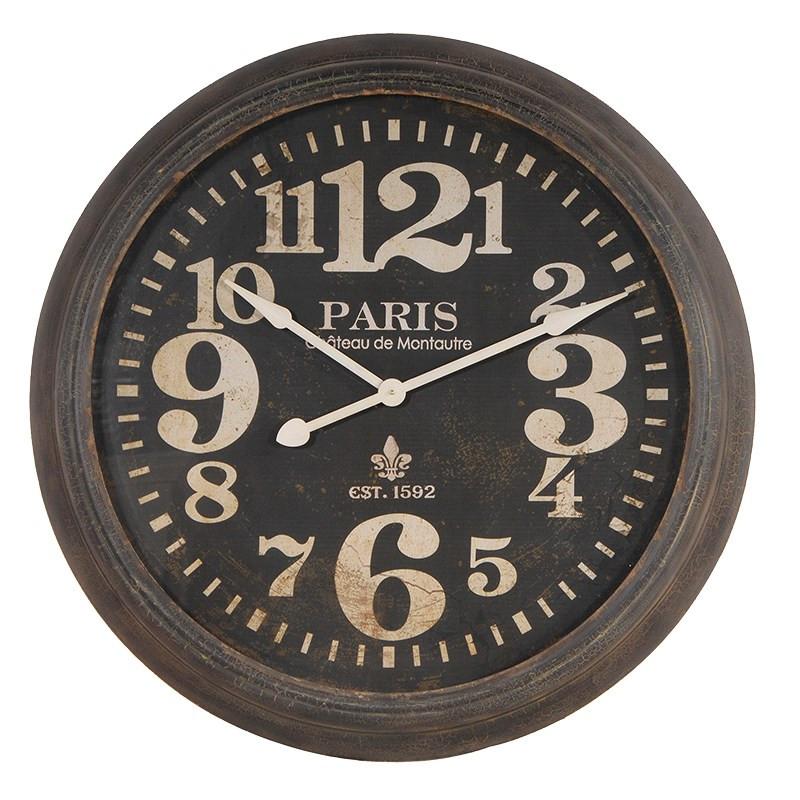 Distressed Paris Wall Clock-Coach House-Contract Furniture Store