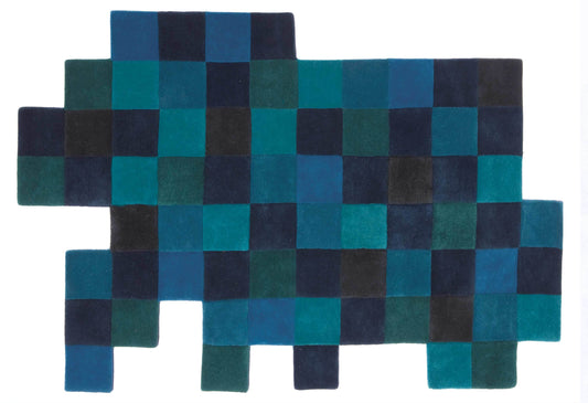 Do-Lo-Rez 1 Blues Rug-Contract Furniture Store for hospitality, leisure & commercial projects