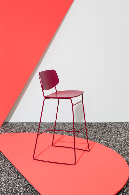 Doll Steel 164 High Stool-Contract Furniture Store for hospitality, leisure & commercial projects