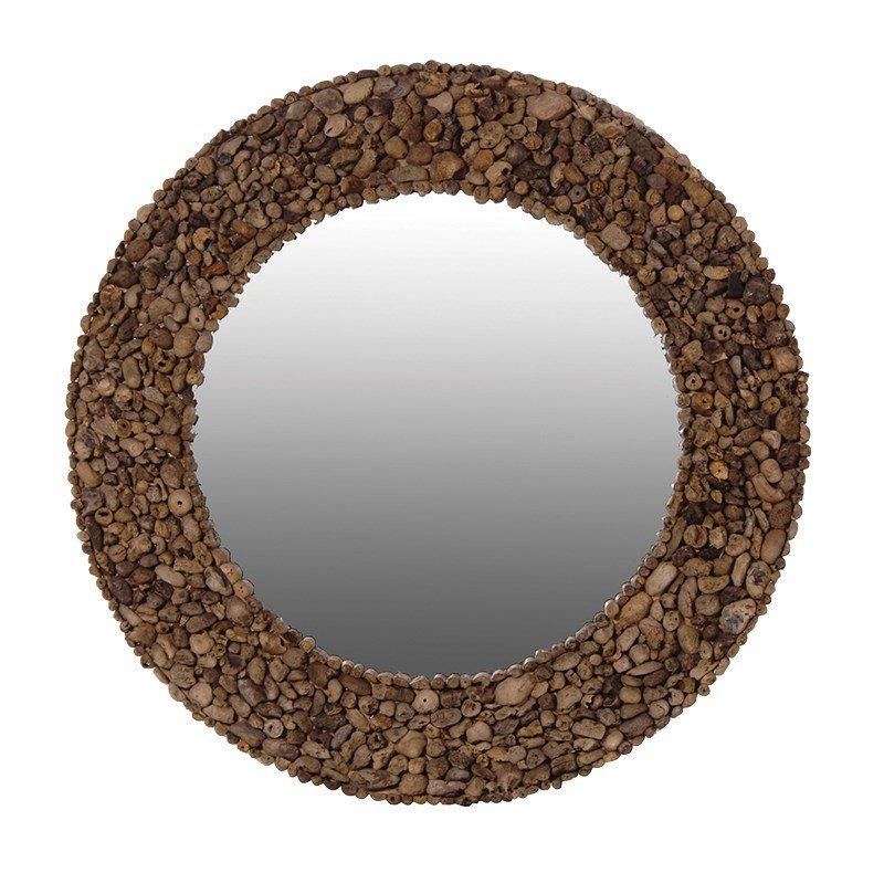 Driftwood Round Mirror
