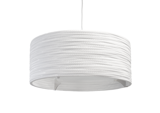 Drum White Pendant Lamp-Contract Furniture Store for hospitality, leisure & commercial projects