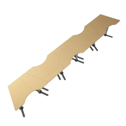 Ergotab Uno Trapezoidal Table-Contract Furniture Store for hospitality, leisure & commercial projects