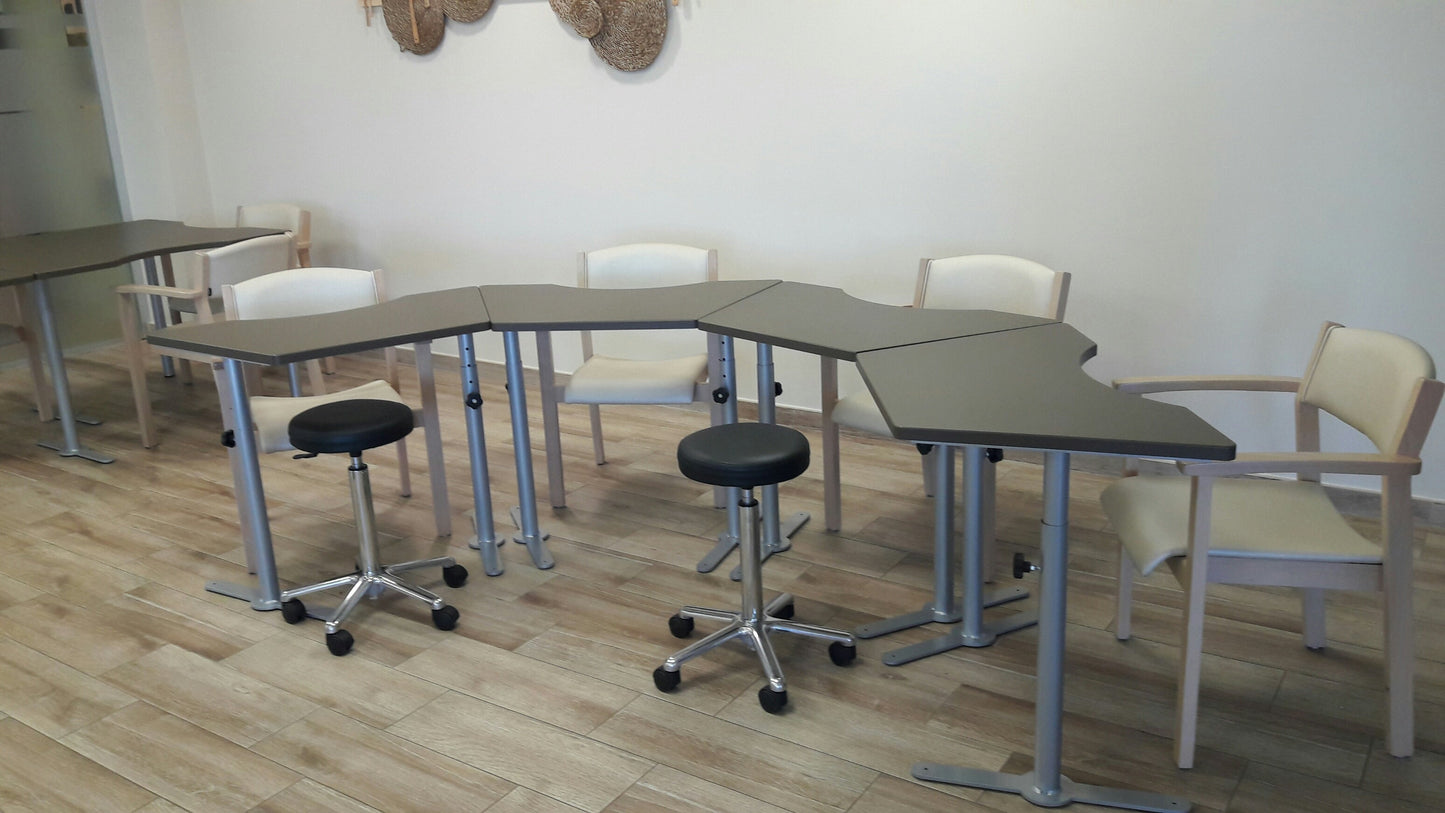 Ergotab Uno Trapezoidal Table-Contract Furniture Store for hospitality, leisure & commercial projects