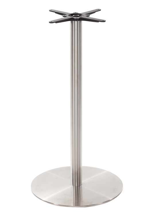 Flat Round SS Poseur Base-Contract Furniture Store for hospitality, leisure & commercial projects