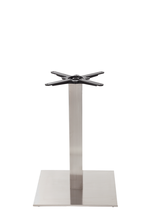 Flat Square SS Dining Base-Contract Furniture Store for hospitality, leisure & commercial projects
