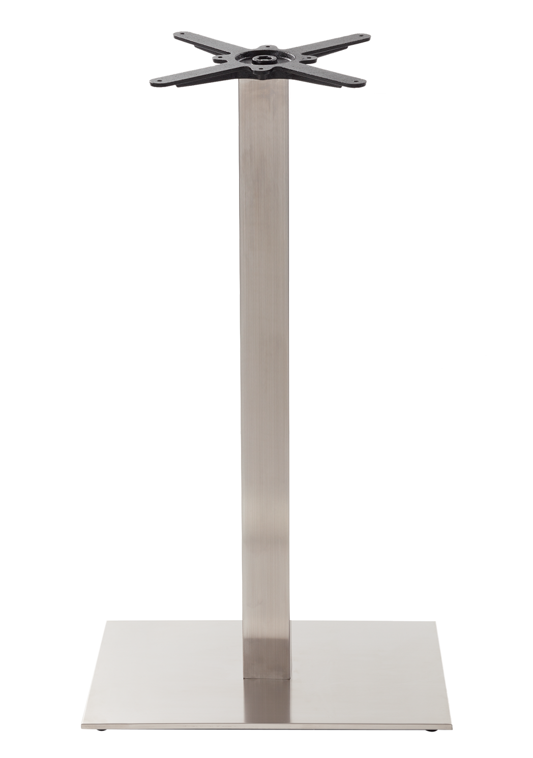 Flat Square SS Poseur Base-Contract Furniture Store for hospitality, leisure & commercial projects