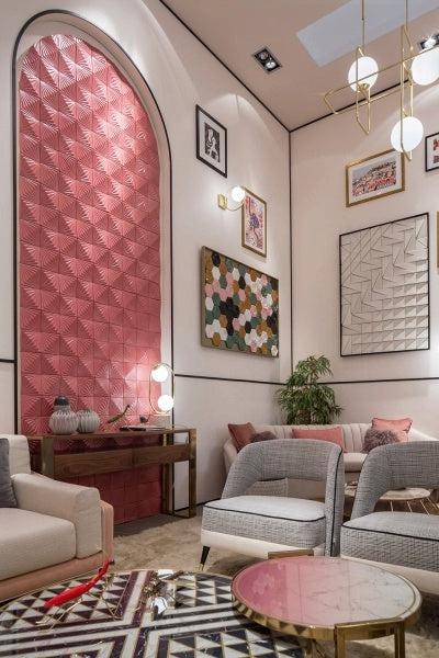 Floral Bloom Tiles Panel-Contract Furniture Store for hospitality, leisure & commercial projects