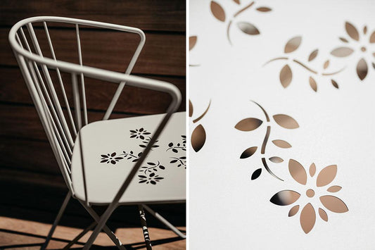 Flower 7100 Perforated Armchair-Contract Furniture Store for hospitality, leisure & commercial projects