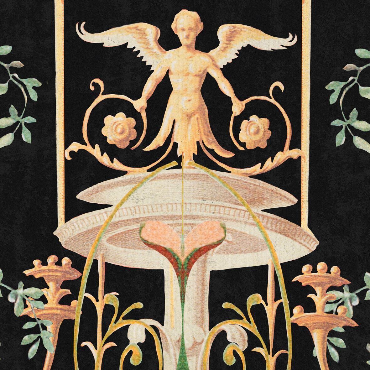 Gardens of Pompeii Wallpaper