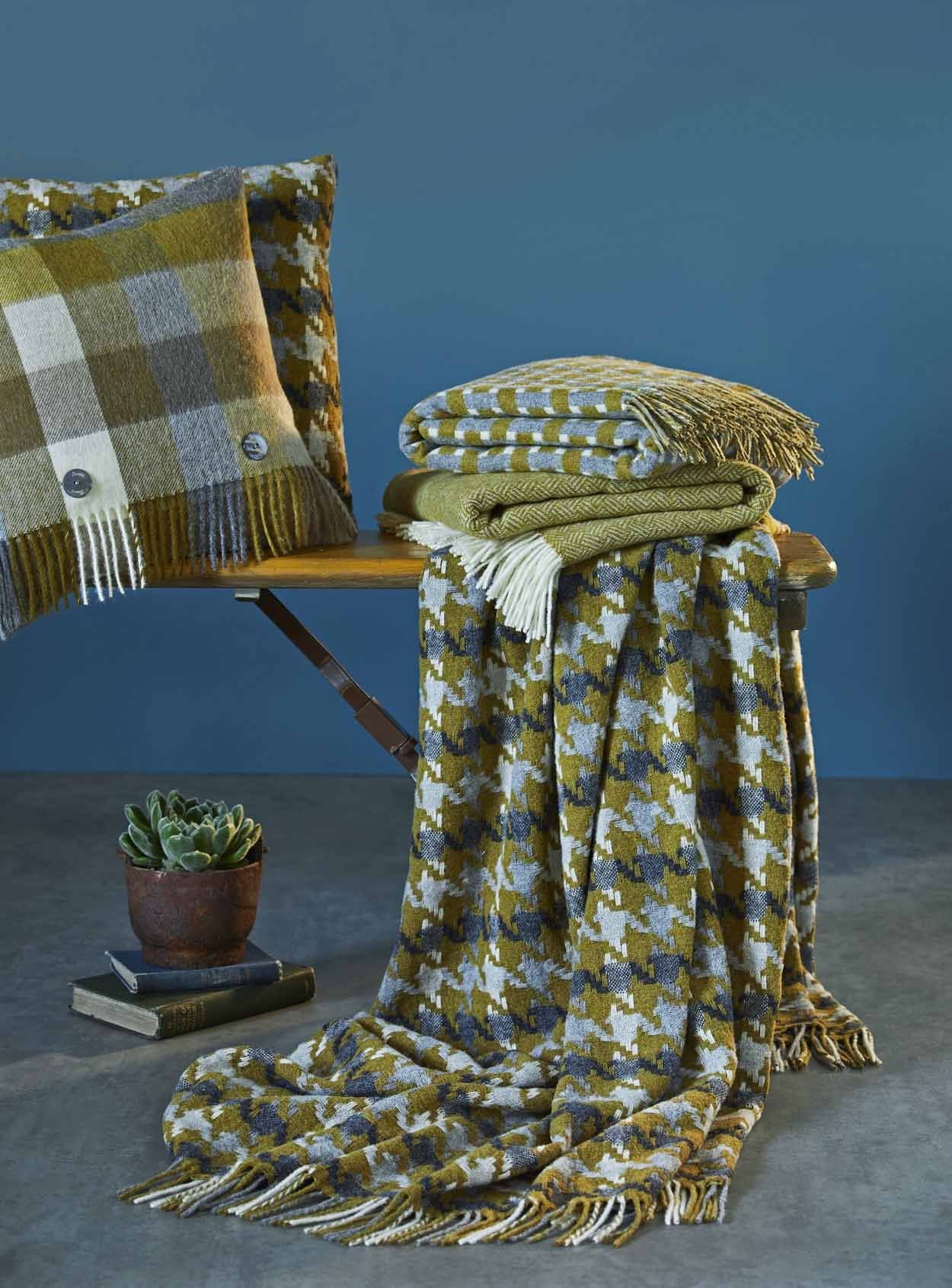 Gold & Grey Throw-Contract Furniture Store for hospitality, leisure & commercial projects