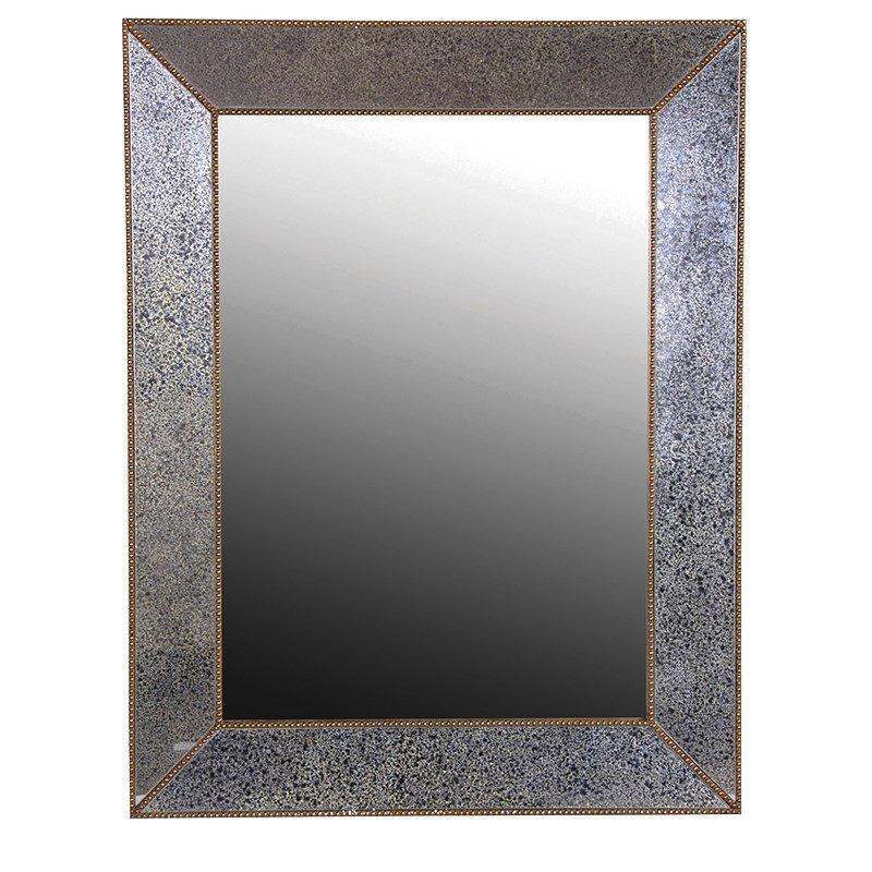 Gold Studded Antique Edge Mirror