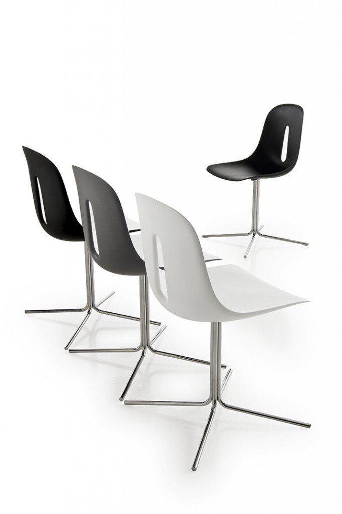 Gotham Side Chair c/w Star Base-Chairs &amp; More-Contract Furniture Store