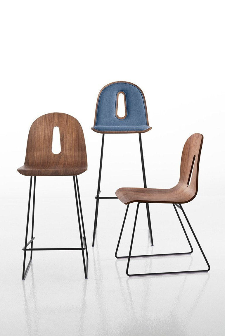 Gotham Woody Sled High Stool-Contract Furniture Store for hospitality, leisure & commercial projects