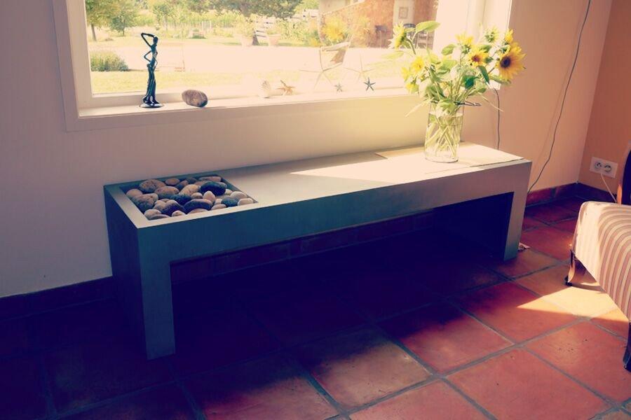 Green Concrete Bench-Contract Furniture Store for hospitality, leisure & commercial projects