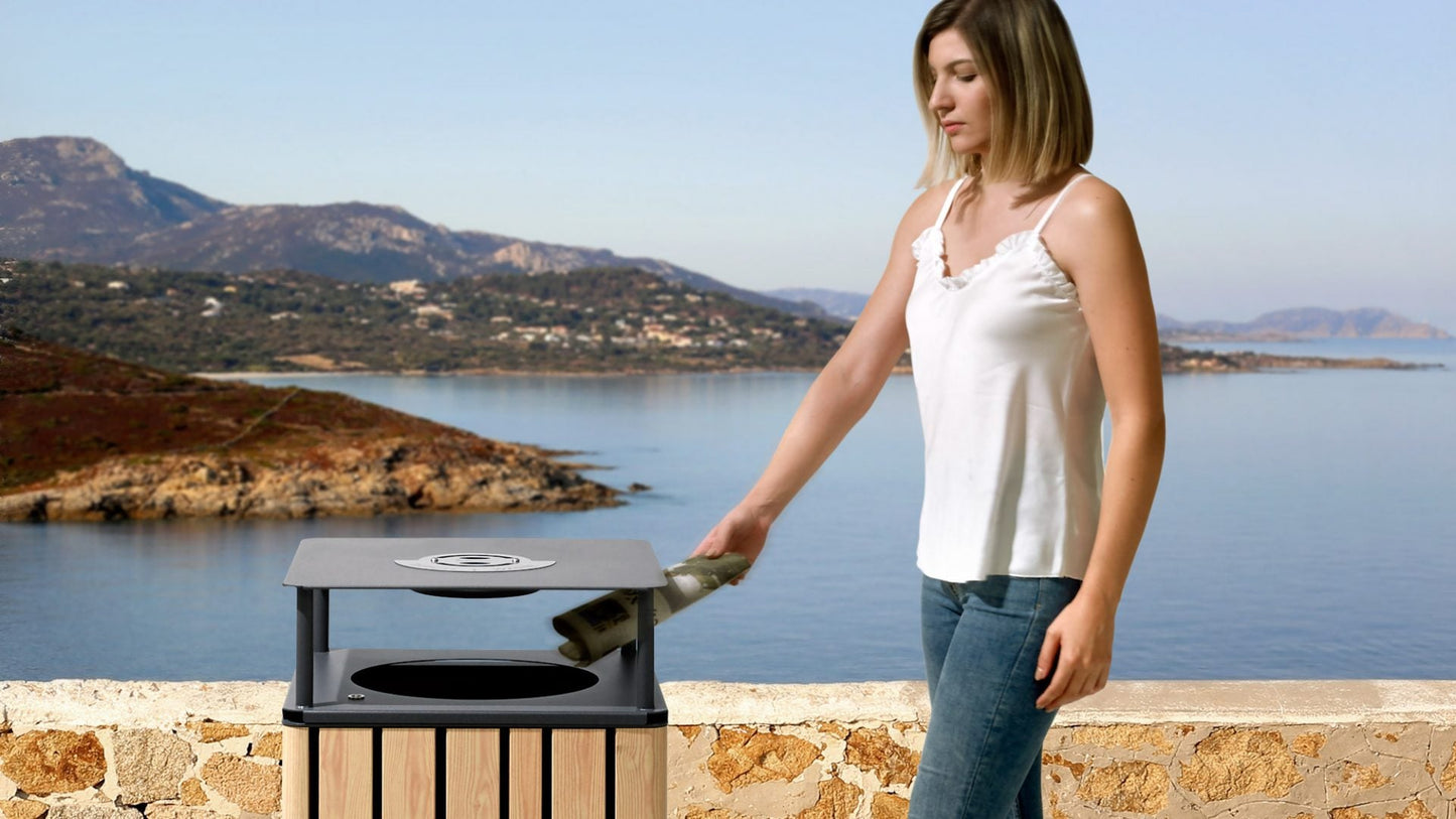 H24 Litter Bin-Contract Furniture Store for hospitality, leisure & commercial projects