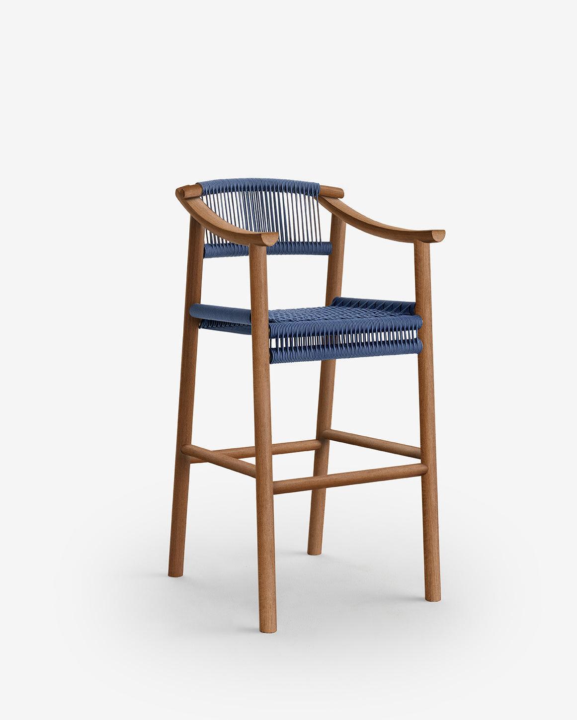 Haiku Nautical Rope High Stool-Contract Furniture Store for hospitality, leisure & commercial projects