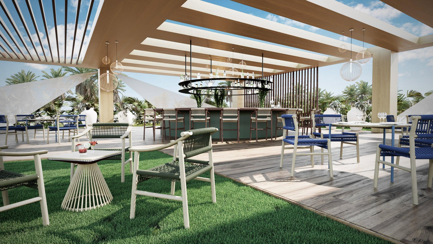 Haiku Nautical Rope Side Chair-Contract Furniture Store for hospitality, leisure & commercial projects