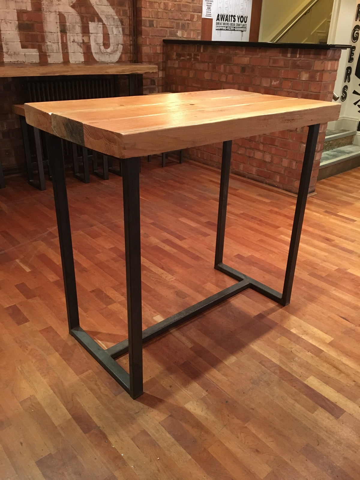 Handmade Industrial Poseur Table-Spitnsawdust-Contract Furniture Store