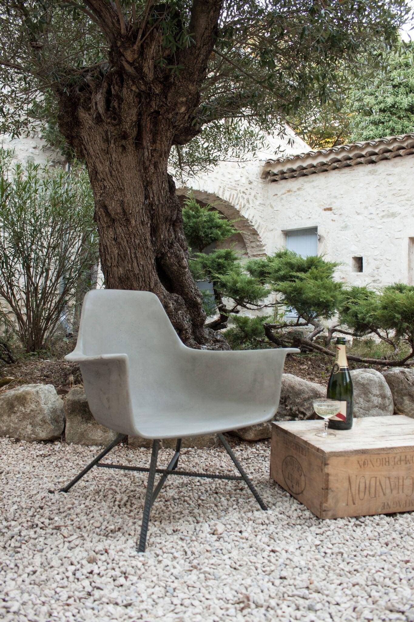 Hauteville Concrete Lounge Chair-Contract Furniture Store for hospitality, leisure & commercial projects