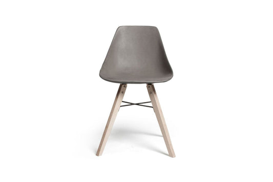 Hauteville Concrete Wood Side Chair-Contract Furniture Store for hospitality, leisure & commercial projects