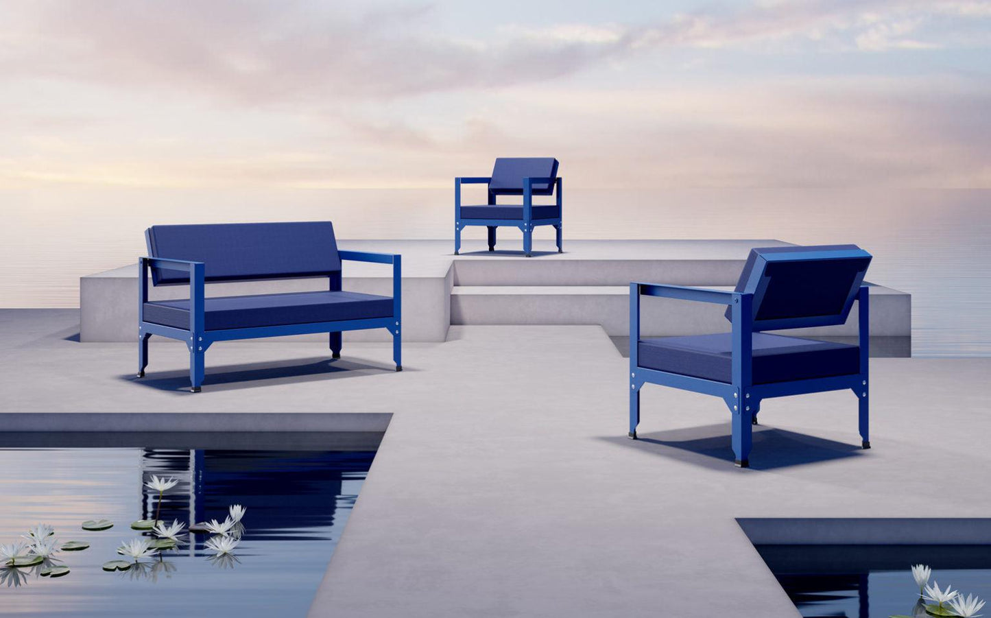 Hegoa Tilting Back Mini-Sofa