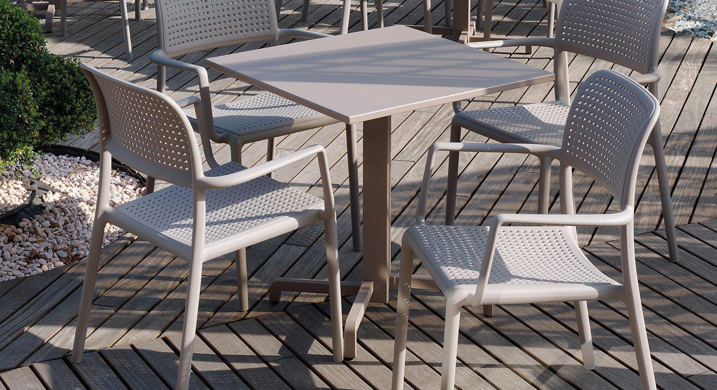 Ibisco Flip Top Dining Base-Contract Furniture Store for hospitality, leisure & commercial projects