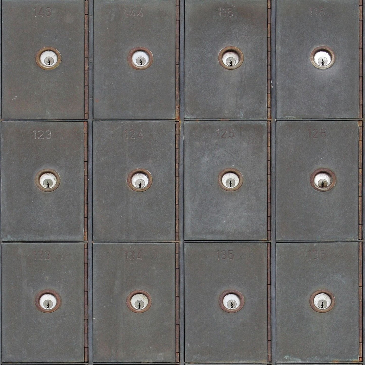 Industrial Metal Cabinets Wallpaper