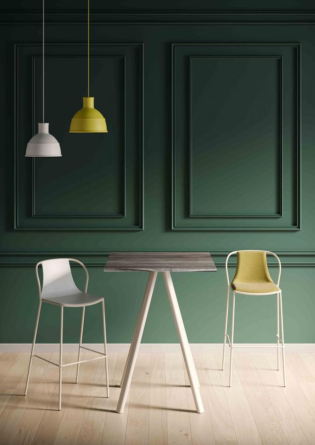 Kasia Upholstered High Stool-Contract Furniture Store for hospitality, leisure & commercial projects