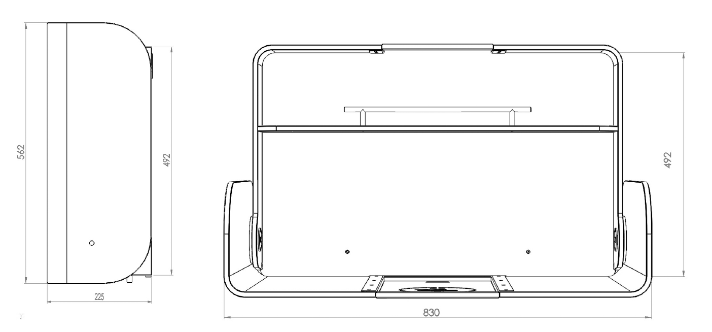 Kawaq Changing Table-Contract Furniture Store for hospitality, leisure & commercial projects